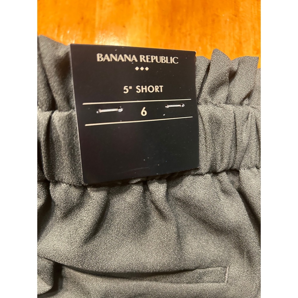 Banana Republic Womens 5" High Rise Pleated Paperbag Shorts Size 6 NEW Preppy - Picture 9 of 10